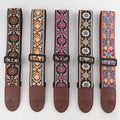 Adjustable Cotton Guitar Strap – Woven Shoulder Strap for Acoustic & Electric Guitar