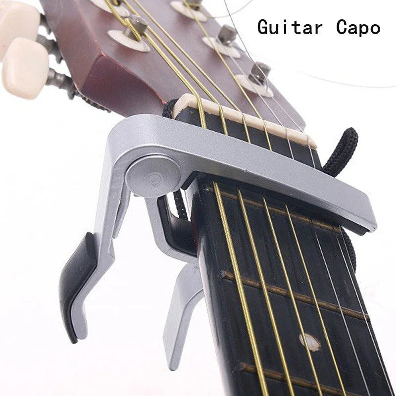 Universal Quick-Change Guitar Capo – Aluminum Alloy Trigger Capo