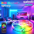 RGB LED Strip Lights – 5M Color Changing Kit with Remote & App Control
