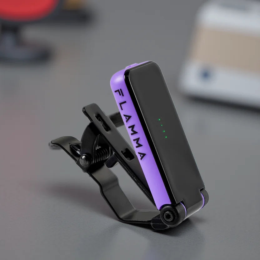 Professional Clip-On Guitar Tuner – 360° Rotatable LCD Display