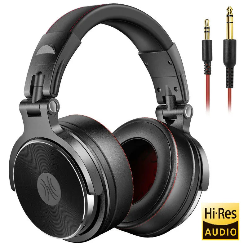 DJ Studio Headphones – Over-Ear Wired Headset with Noise Isolation