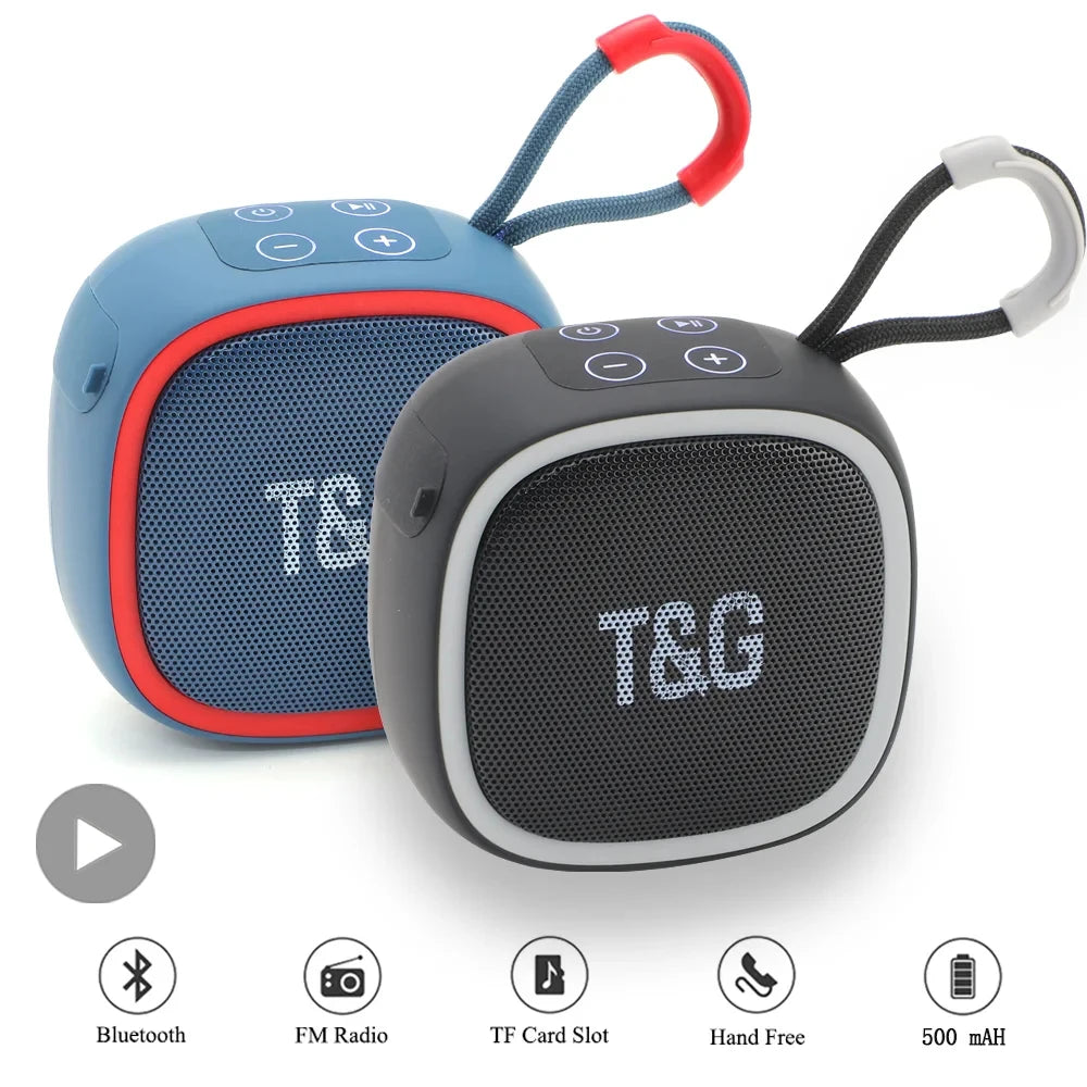 Portable Bluetooth Speaker – Waterproof Mini Speaker with FM Radio