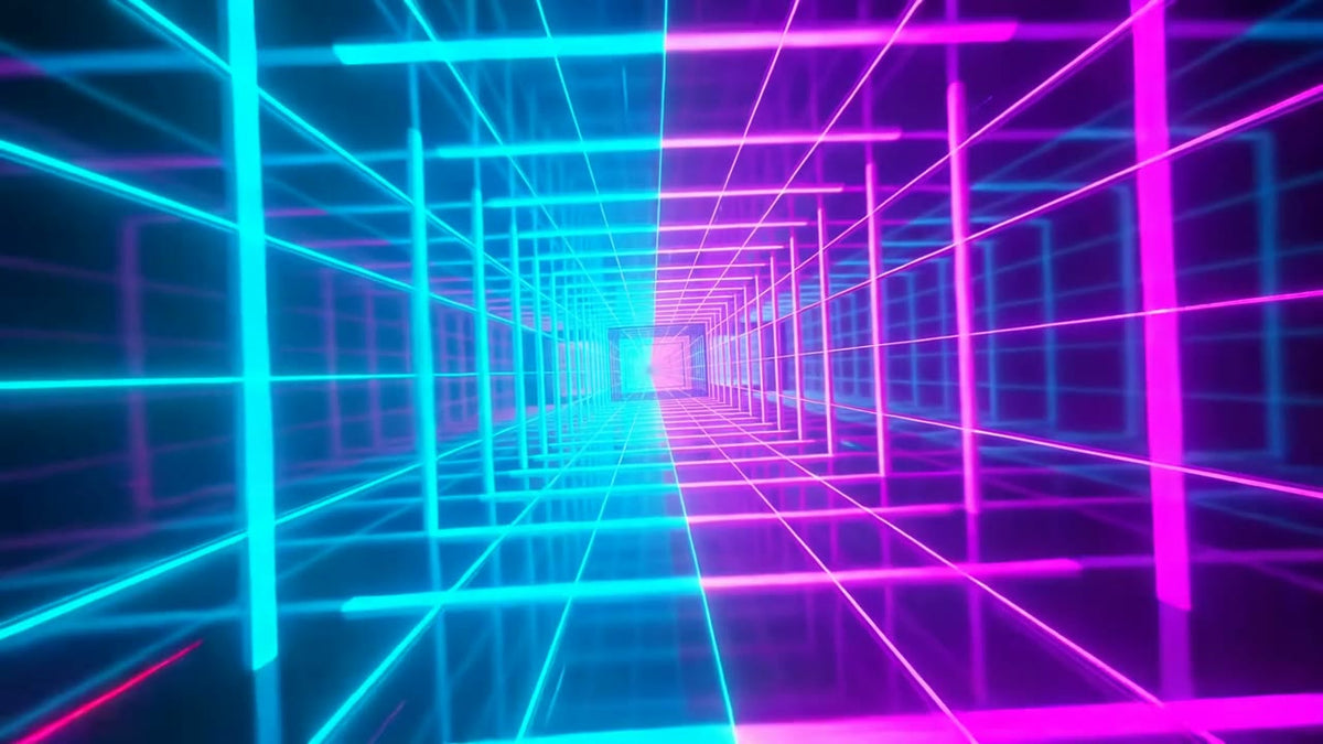 The Complete Animated Neon Backdrop Collection (100 Loops)