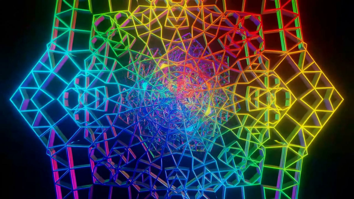 Animated Neon Backdrops — Kaleidoscope Pack (10 Loops)