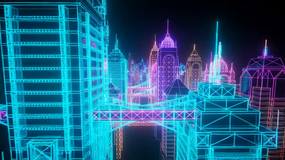 Animated Neon Backdrops — City Pack (10 Loops)
